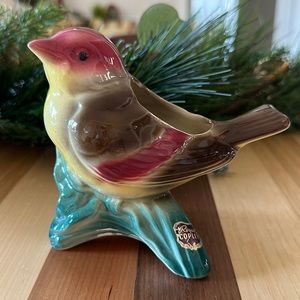 Vintage Royal Copley Bird Planter